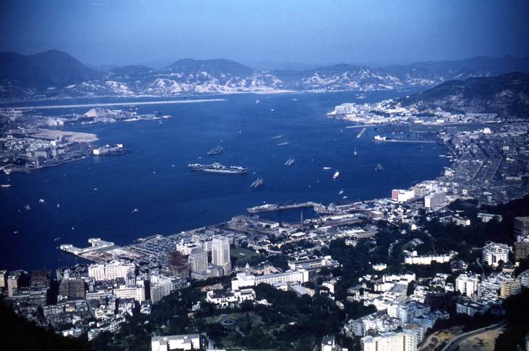Hong Kong Harbor 1958