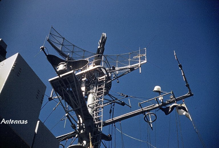 Antennas - USS Sproston