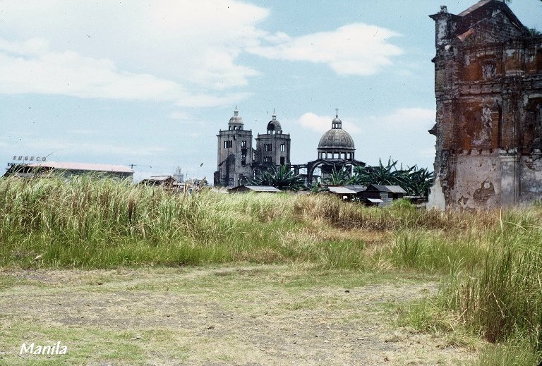 Bombed Cathedral - Manila