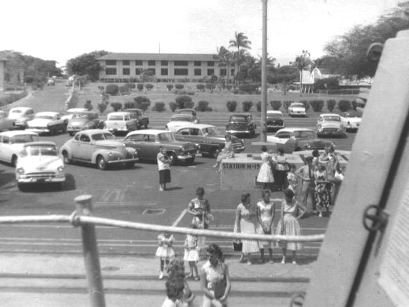 Leaving for a WestPac tour - Pearl Harbor 1955
