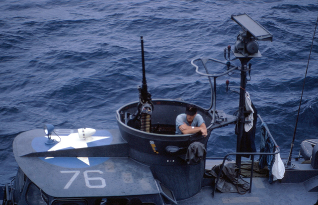 Swift boat PCF - 76 detail - Vietnam - 1967