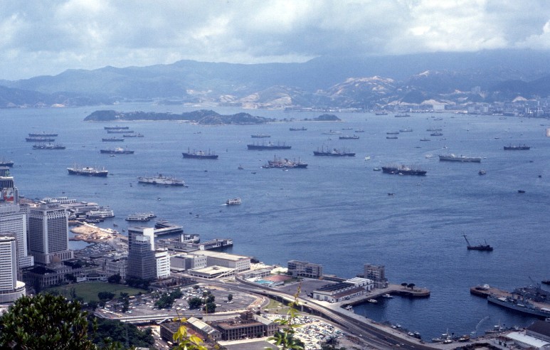 Hong Kong harbor - 1967