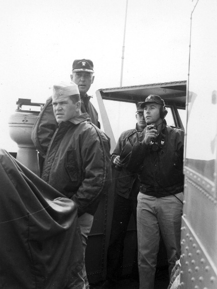 Commanding Officer Scudder and others - USS Sproston