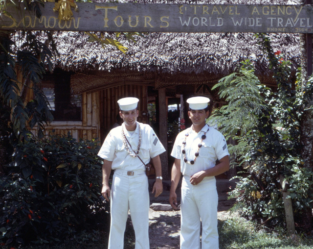 QMSN Rex Page & QMSN Silver Garcia - Samoa 1967