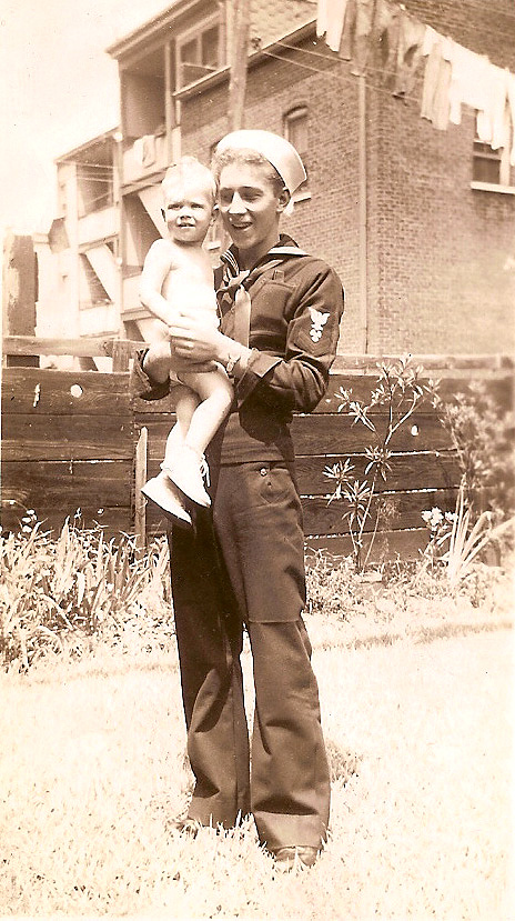 Alex Morsewich and his niece - 1943