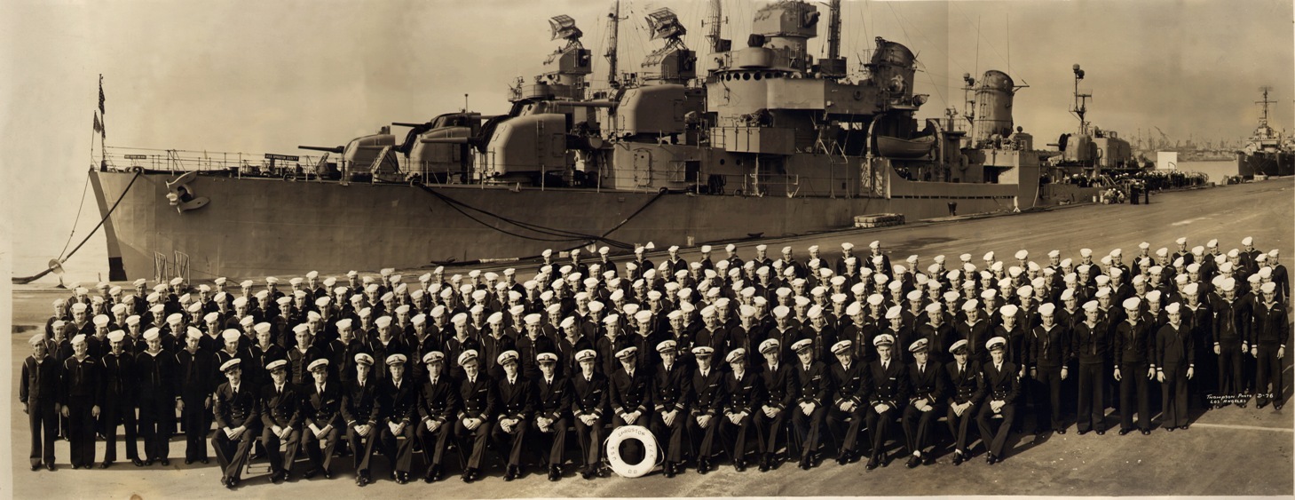USS Sproston's Ships Company - December 1945